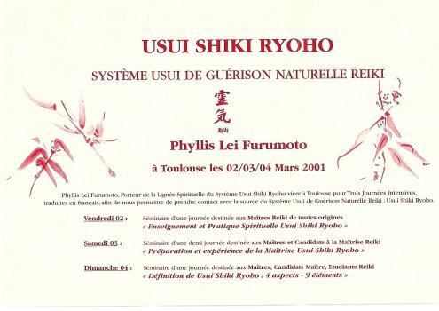 Rencontre avec Phyllis Lei Furumoto à Toulouse en 2001